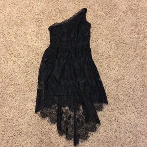 Lace high low dress